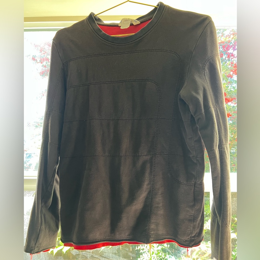 Archival Comme de Garçons distressed & layered long sleeve